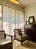 Hand Block Print Shonkho Cotton Curtain -SINGLE piece