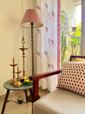 Hand Block Print Shonkho Cotton Curtain -SINGLE piece